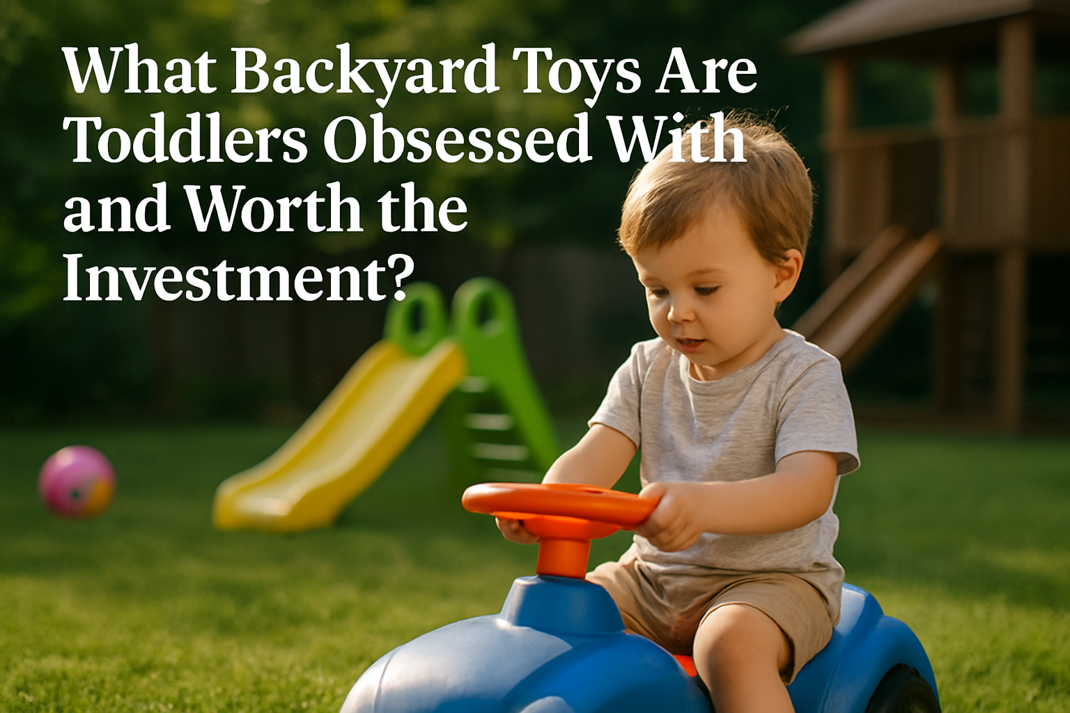 What Backyard Toys Are Toddlers Obsessed With and Worth the Investment?
