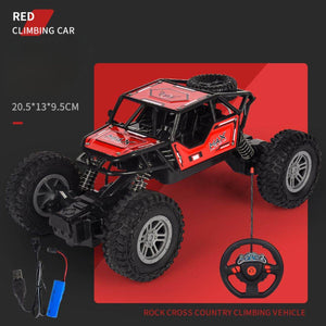 4-channel remote control alloy off-road vehicle toy for kids ages 4-6 on rugged terrain