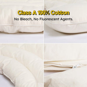 Little Moon Baby Pillow crescent-shaped toddler pillow with soft cotton cover for ages 0-5