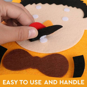 Kids facial expression recognition DIY puzzle board set for developing social skills and empathy