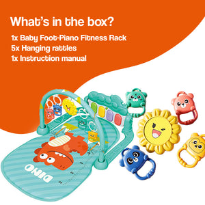 Baby Foot-Piano Fitness Rack for Newborns