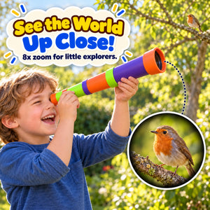 8x Monocular Telescope Educational Science Toy
