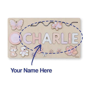 Custom Name Montessori Wooden Board - Halloween Collection