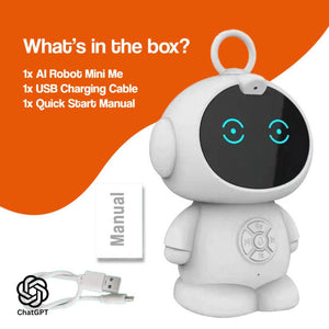 TalkTime Mini AI Learning Robot interactive STEM toy with voice recognition and educational features