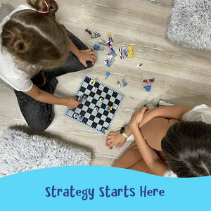 Educational Wooden Cartoon Chess Set - Halloween Collection