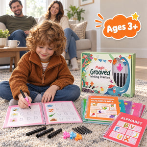 Magic Grooved Writing Practice Set – for kids ages 3–9