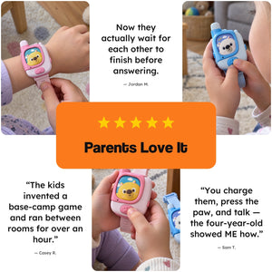 Kids Walkie-Talkie Watch Set