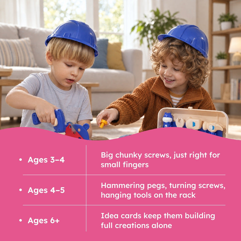 Kids' Tool Set & Workbench Electric Drill Tools & Building Pieces (view 8)
