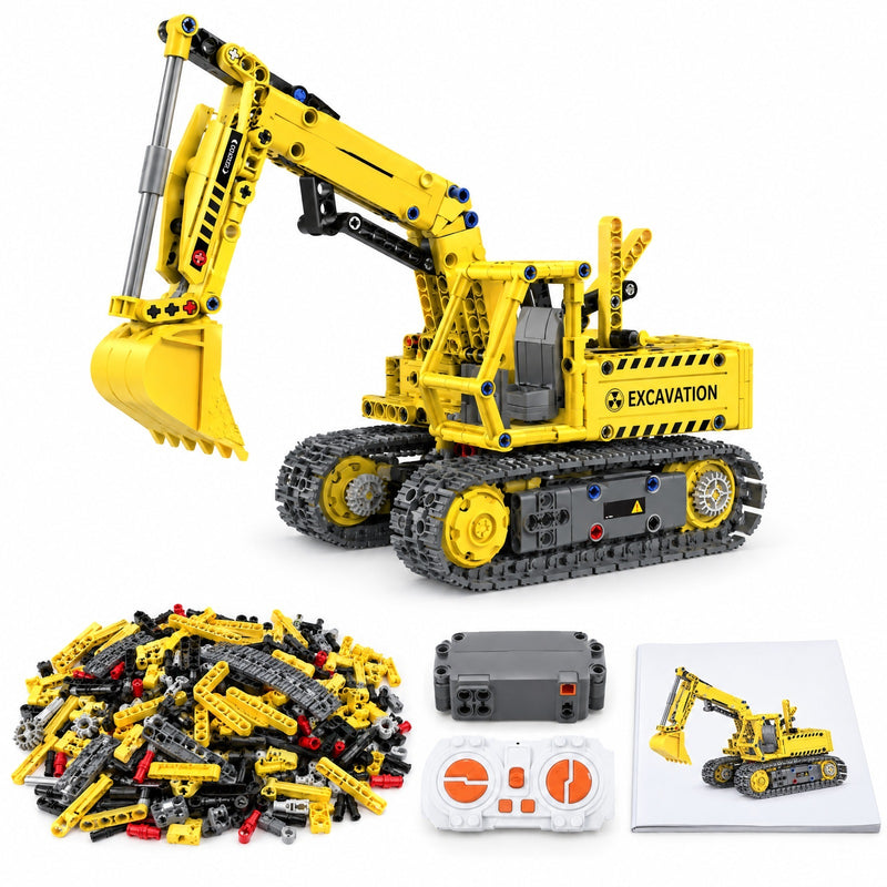 5-in-1 Remote Control Construction Building Block Kit