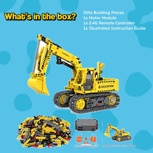 5-in-1 Remote Control Construction Building Block Kit