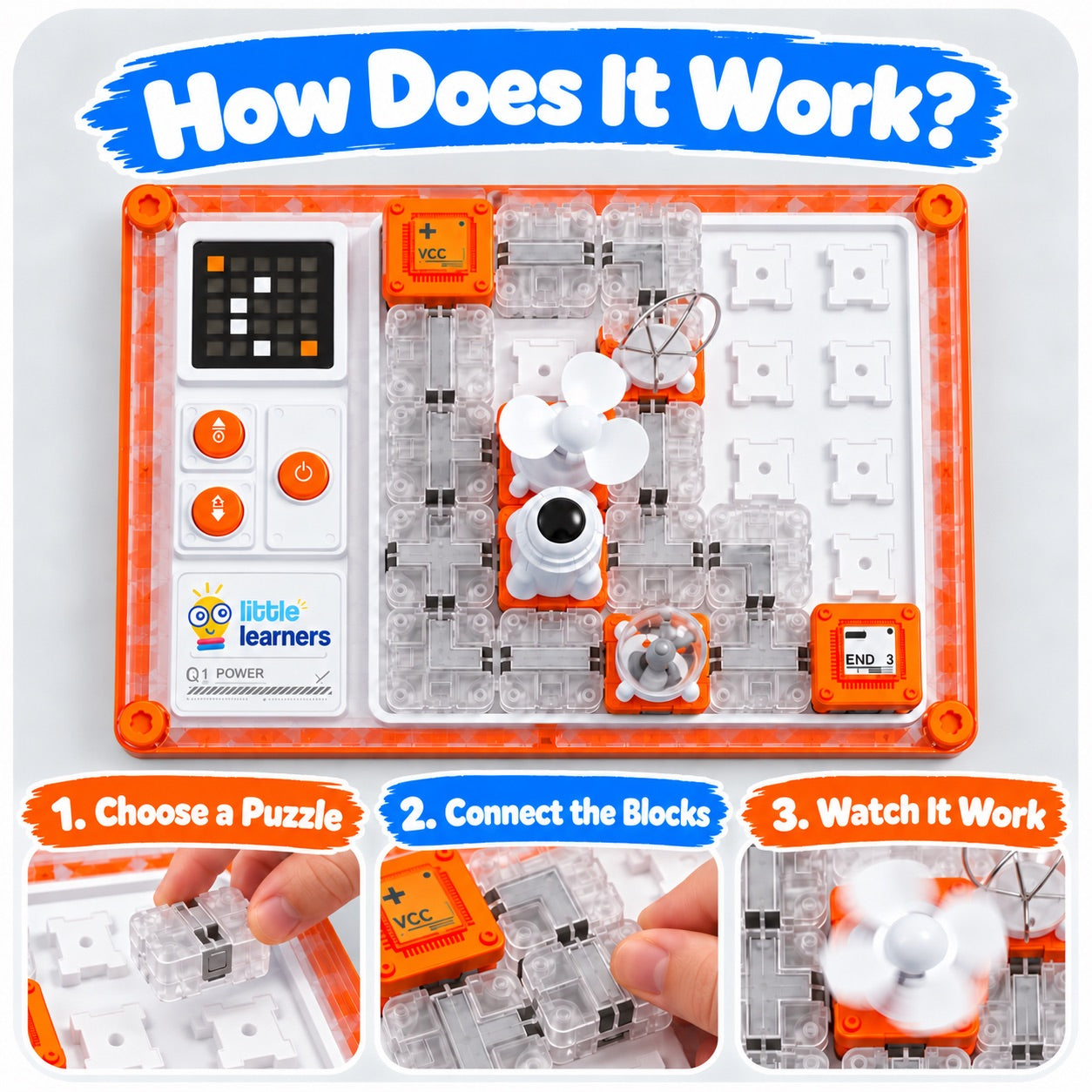 STEM Circuit Puzzle Board - Little Learners Toys