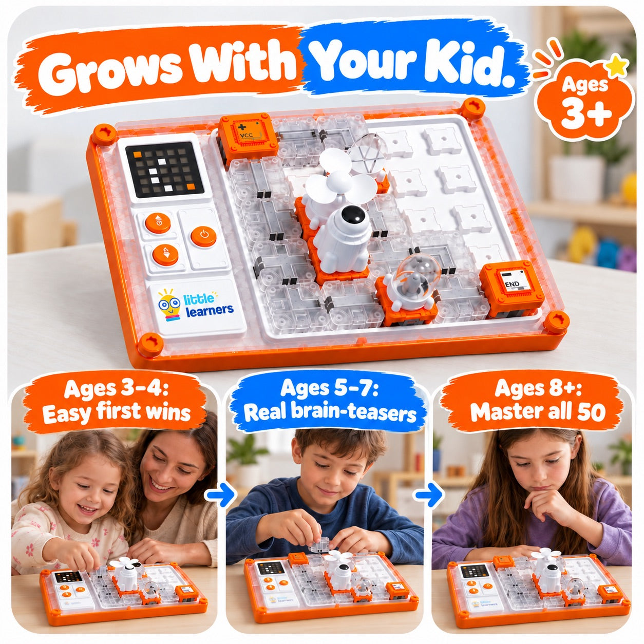 STEM Circuit Puzzle Board - Little Learners Toys