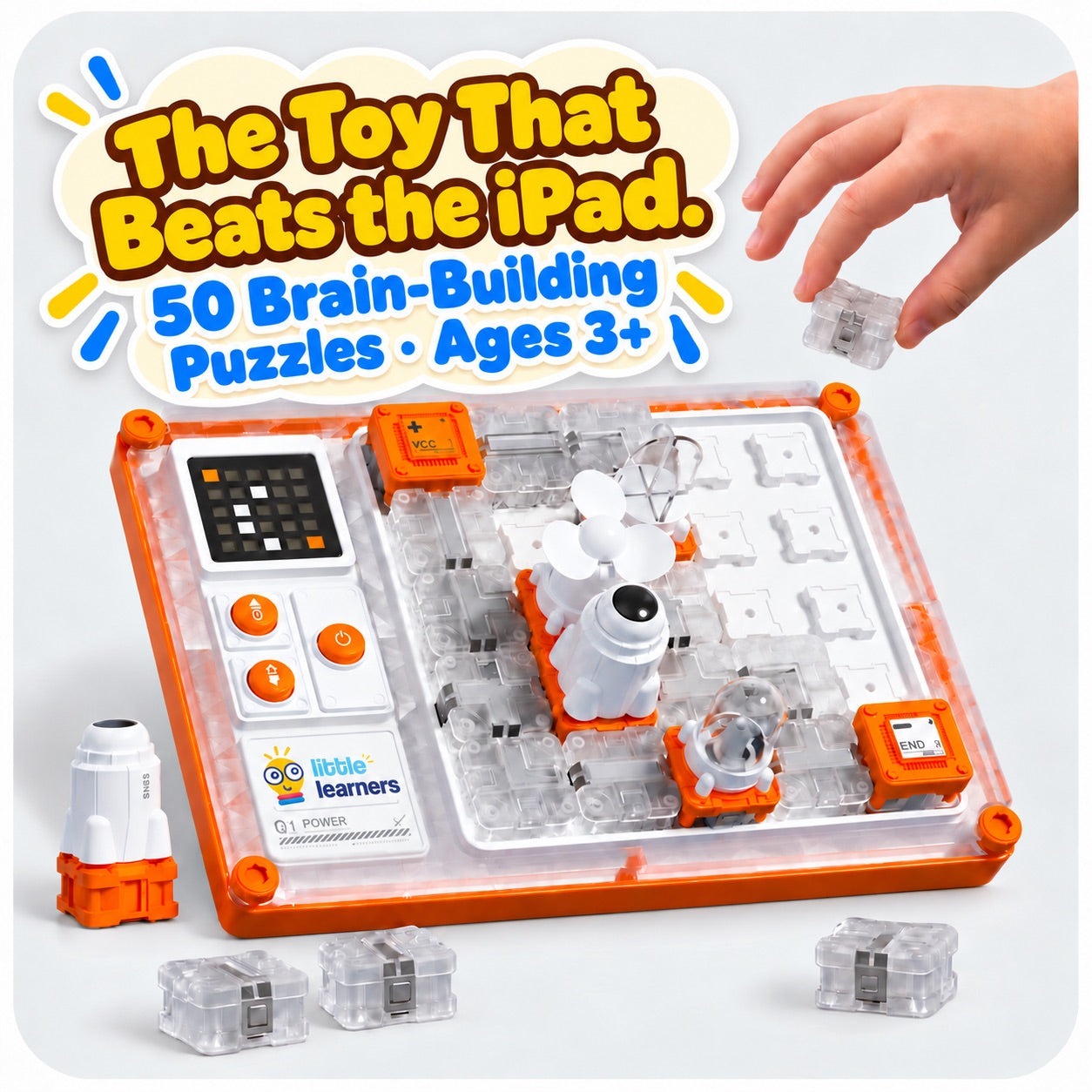 STEM Circuit Puzzle Board - Little Learners Toys