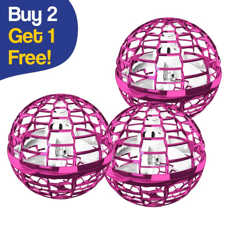 Galaxy Lights Flying Magic Orb pink protective cage drone toy bundle with buy 2 get 1 free offer