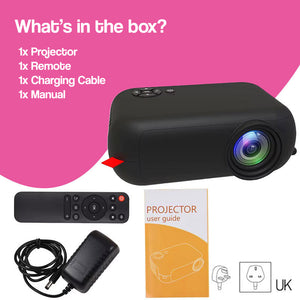 Mini Kids Projector with Built-In Speaker