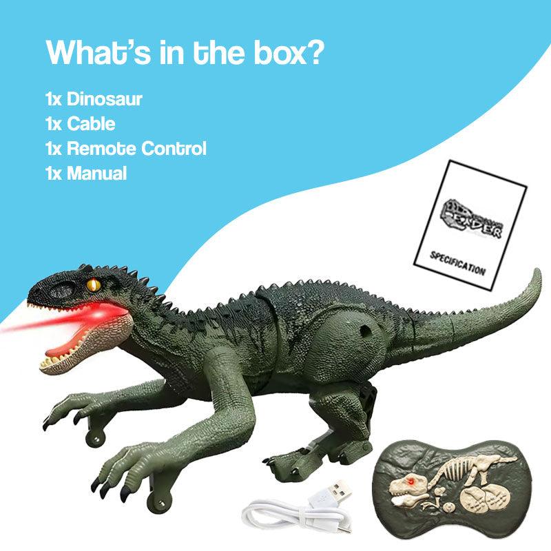 Remote Control Dinosaur with Lights, Sound & Motion