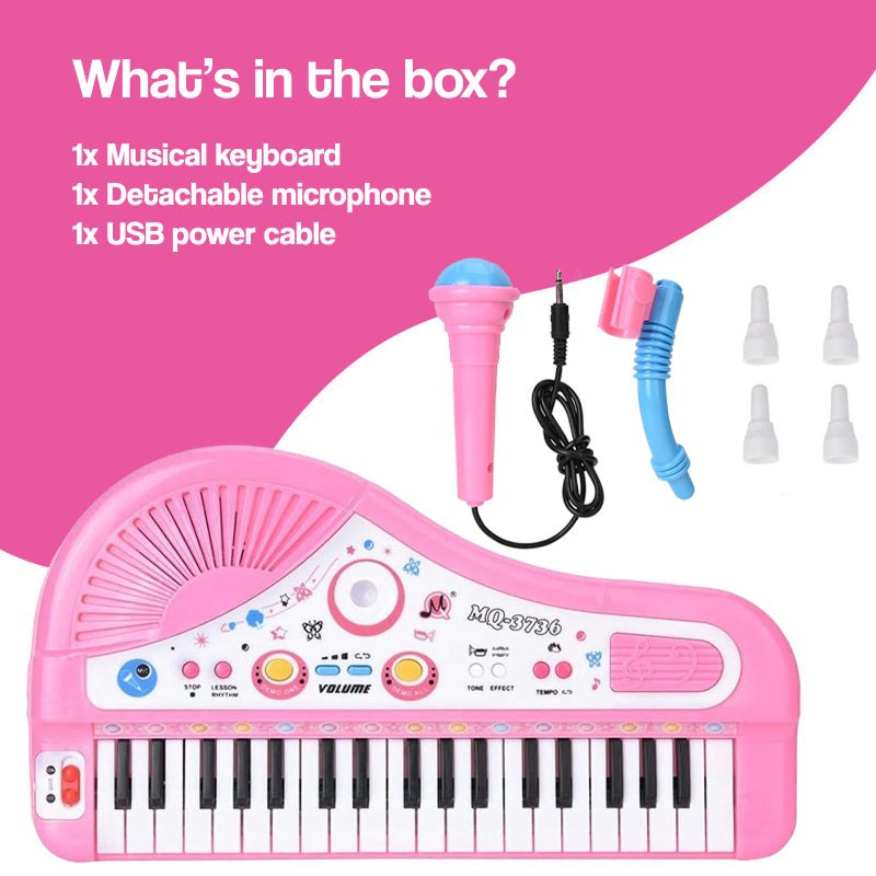 2-in- 1 My First Piano & Microphone Set