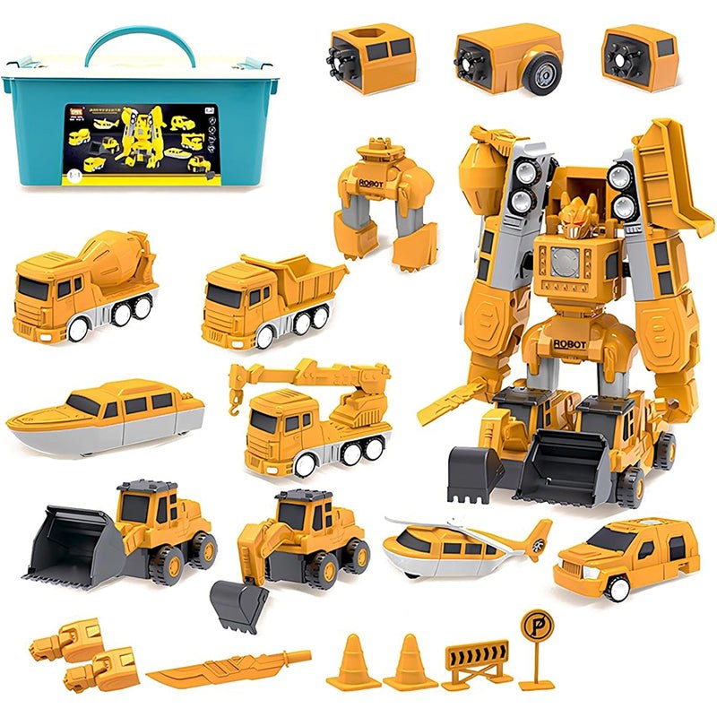 Click & Snap Magnetic Transformer Construction Set