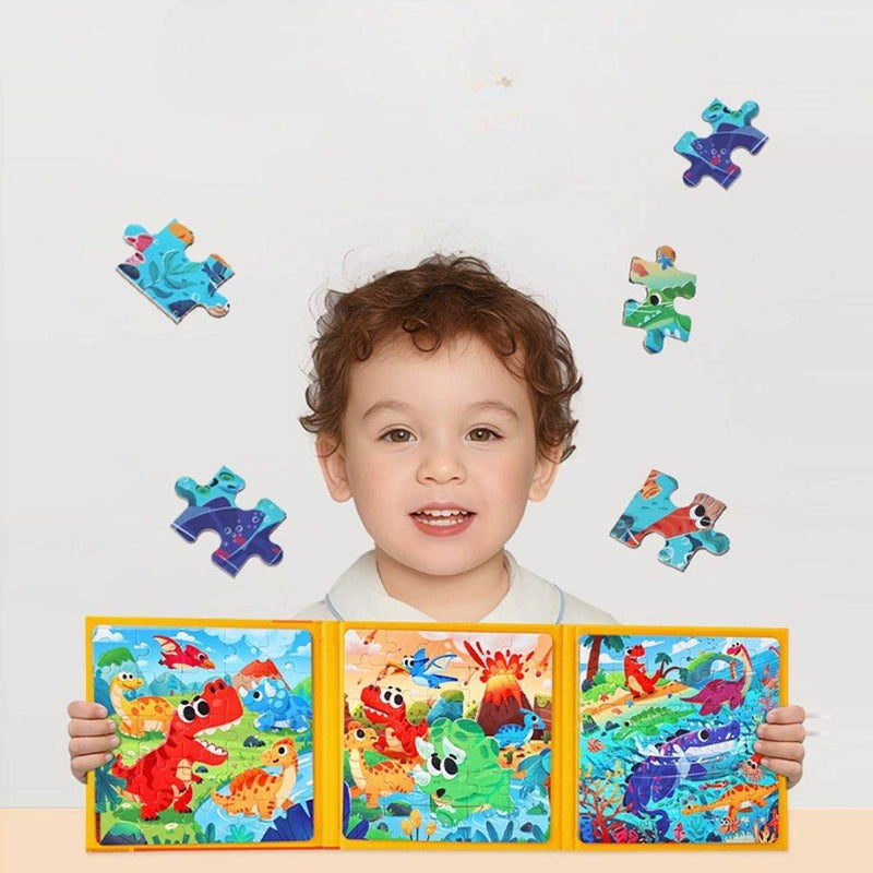 Advanced Magnetic Puzzle Book for Kids