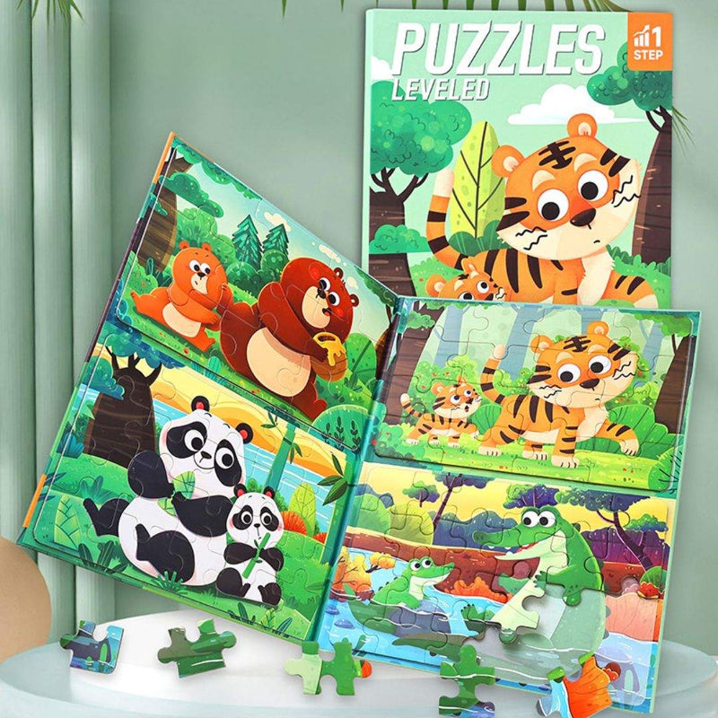 Advanced Magnetic Puzzle Book for Kids