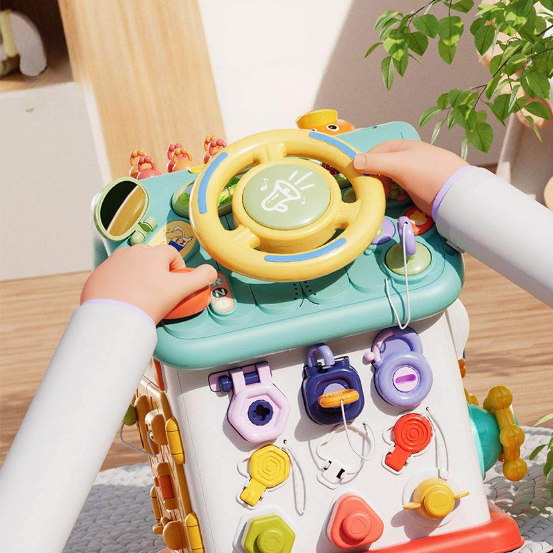 Montessori Busy House Toy for Fine Motor Skills