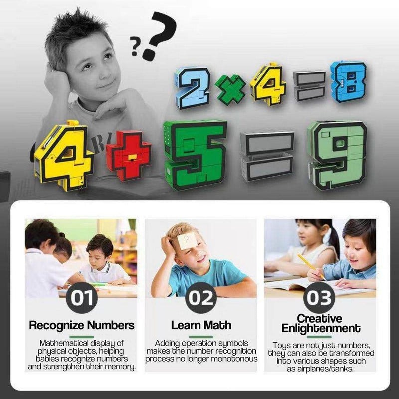 Digital Deformation Transforming Robot Building Blocks Toy