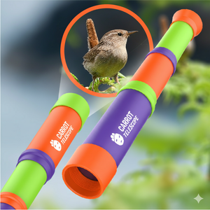 Colorful 8x magnification monocular telescope for kids educational outdoor exploration with bird viewing