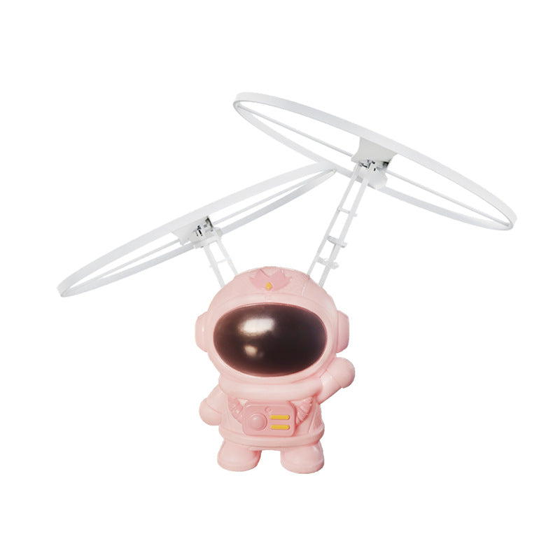 Astronaut Induction Flying Toy with LED Lights