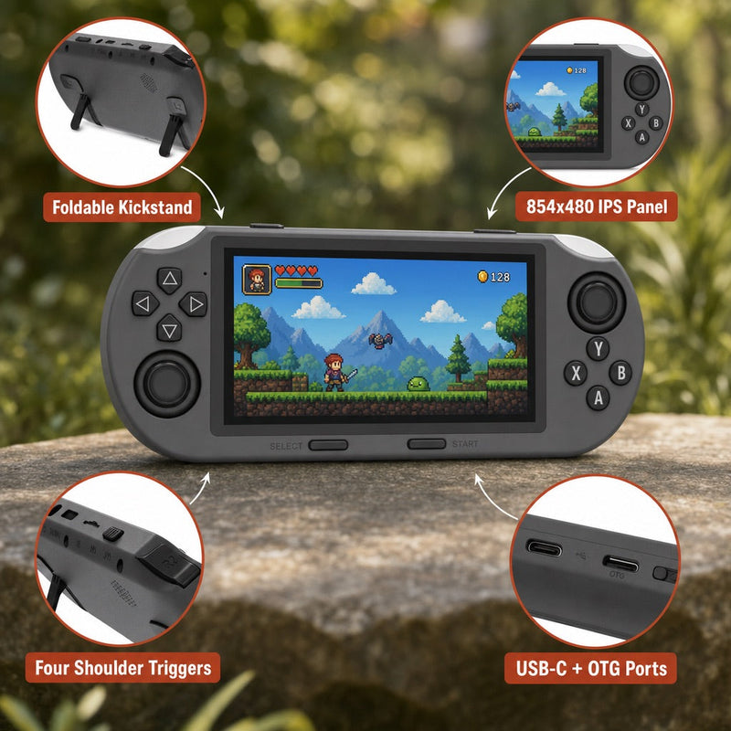 Retro Handheld Game Console - 100+ Classic Games