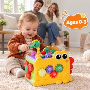 Whack-a-Mole Activity Cube with Xylophone