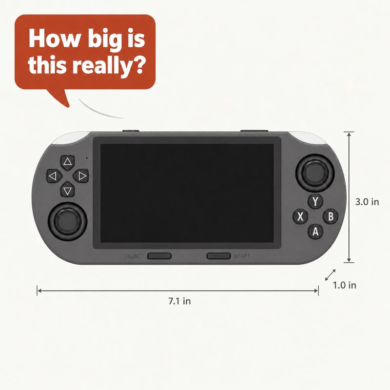 Retro Handheld Game Console - 100+ Classic Games