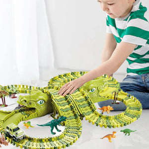 Dinosaur Adventure Roller Coaster Set