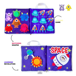 Space Puzzle Quiet Book