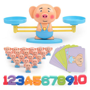 Balance Math Game With Pet Figurines