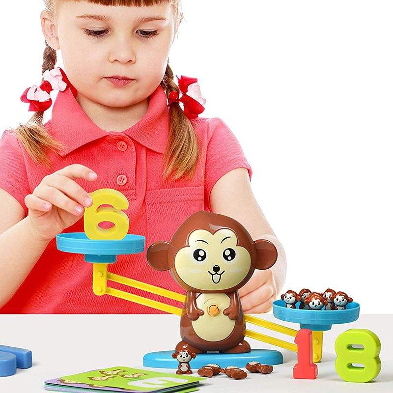 Balance Math Game Balance Math Game With Pet Figurines - Little Learners Toys