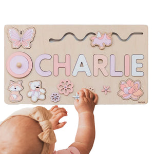 Custom Name Montessori Wooden Board