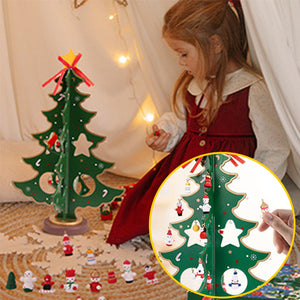 Customizable Wooden Keepsake Christmas Tree