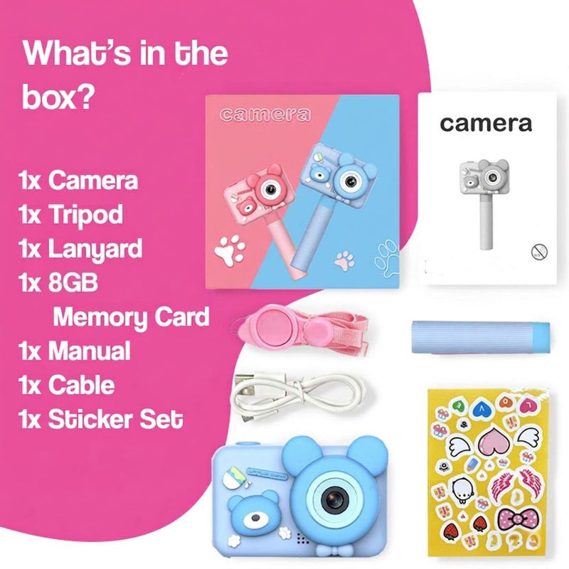 Cutesy Character Camera With Tripod