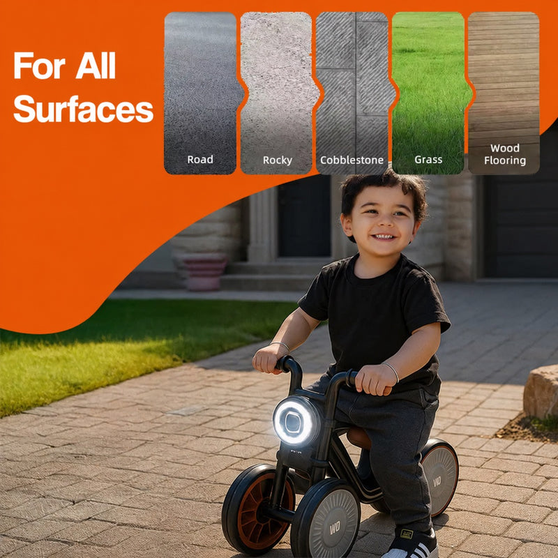 Tiny Biker Anti-Tip Light & Sound Motorcycle