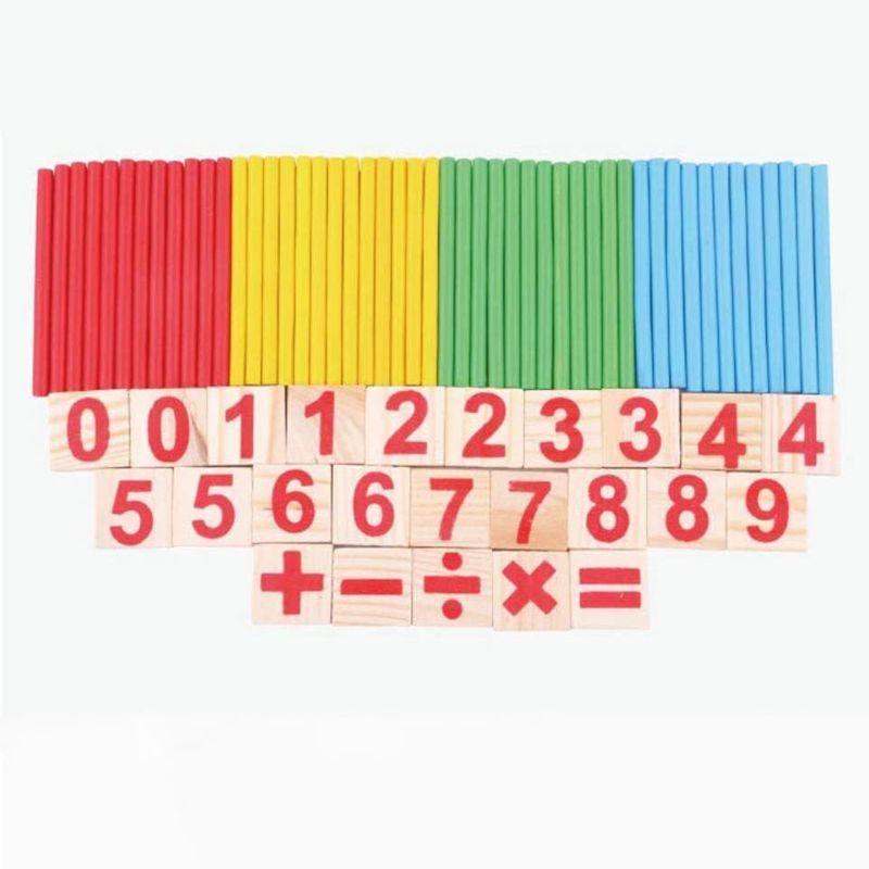 Math Wooden Counting Sticks - Little Learners Toys