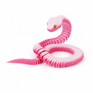 Articulated 3D-Printed Viper Snake