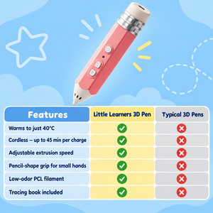 Kids' Low-Heat 3D Printing Pen