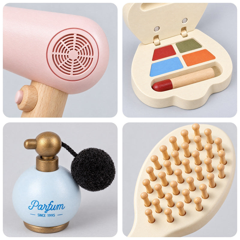 Wooden Pretend Play Makeup Set