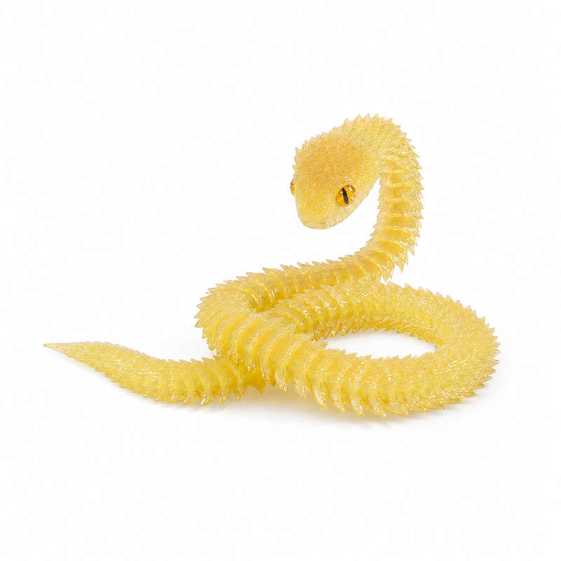 Articulated 3D-Printed Viper Snake