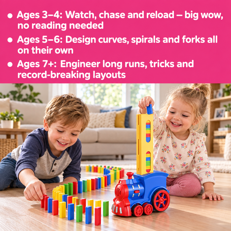 Automatic Domino Train Set