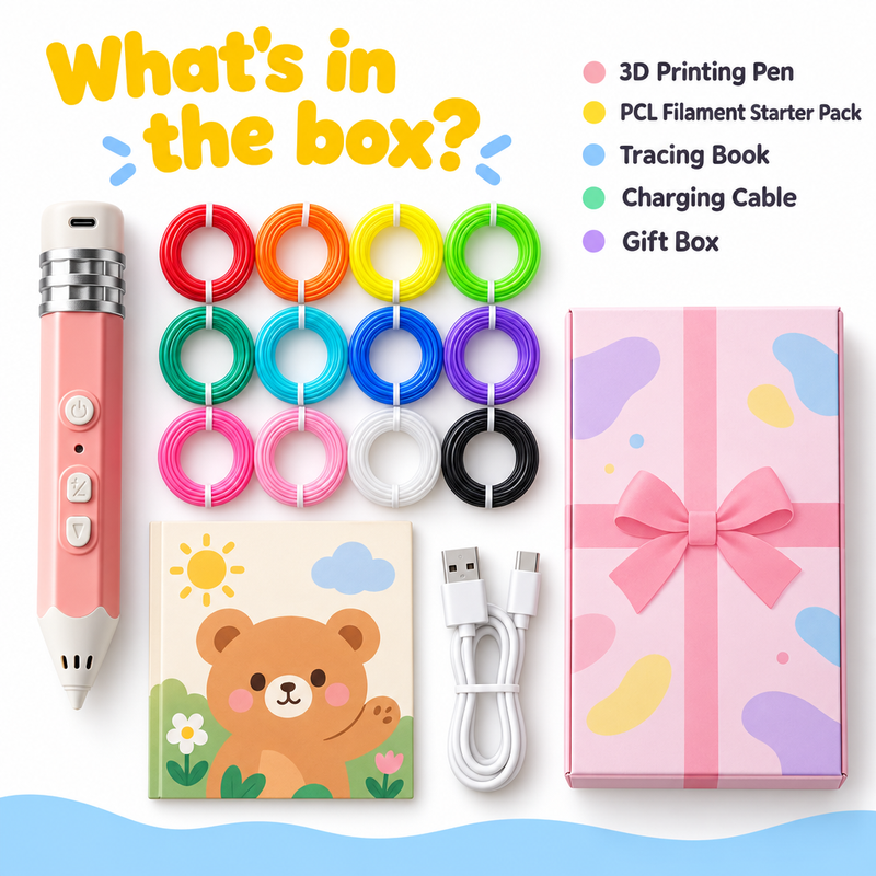 Kids' Low-Heat 3D Printing Pen