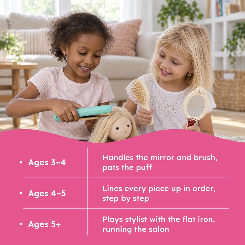 Wooden Pretend Play Makeup Set