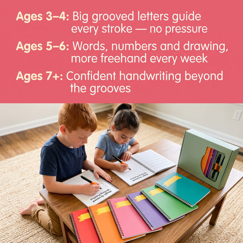 Magic Grooved Writing Practice Set