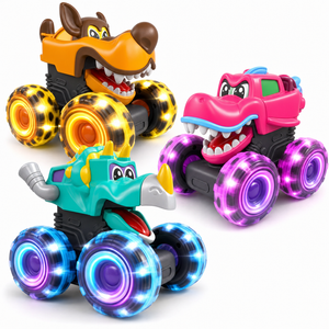 Motion-Activated Monster Truck Toy Set
