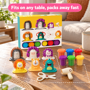Animal Barber Clay Play Set
